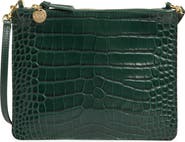 Clare V. Margot Croc Embossed Crossbody Bag