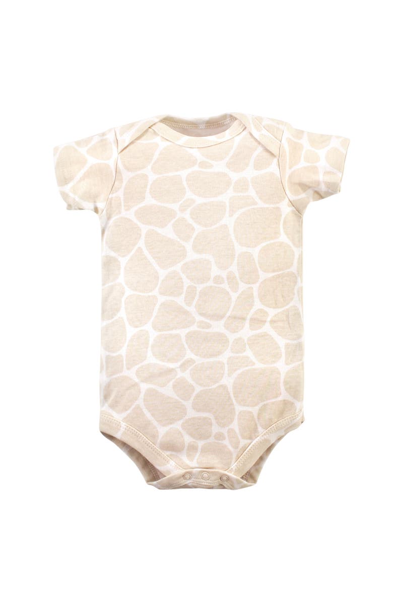 Hudson Baby Cotton Bodysuits 7-Pack, Alternate, color, Vintage Safari