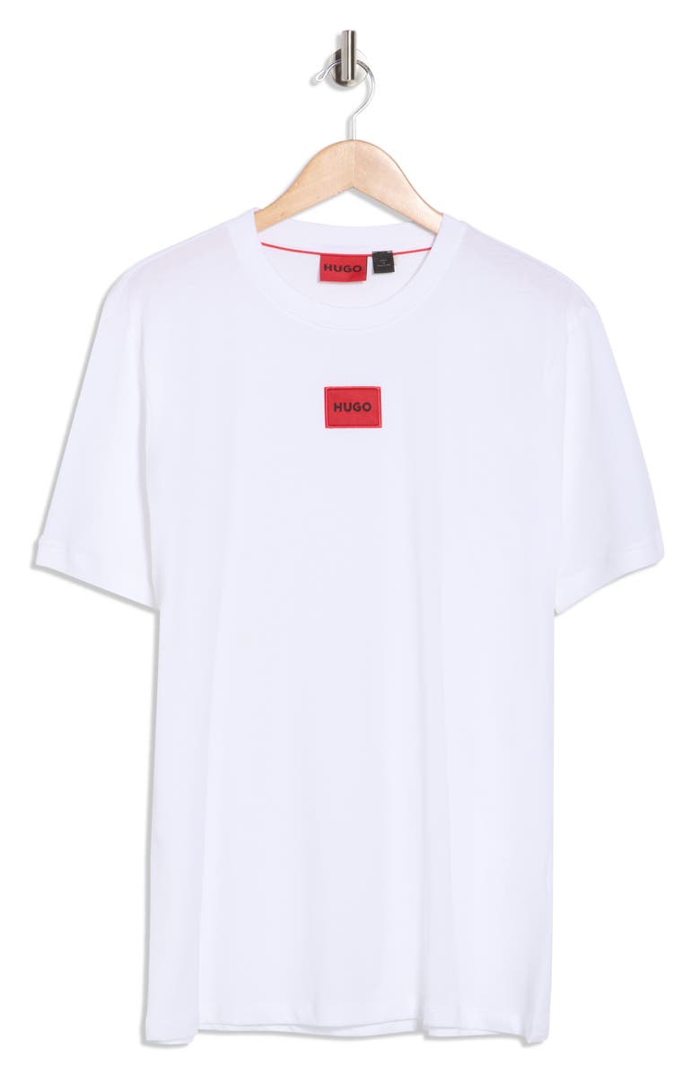 BOSS Diragolino Logo Patch T-Shirt, Alternate, color, White
