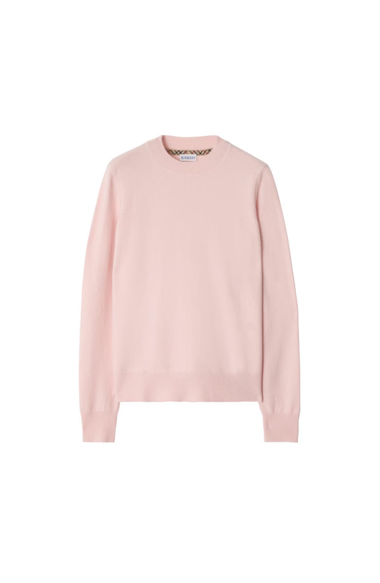 Burberry Cashmere Blend Sweater, Alternate, color, Bouquet Pink