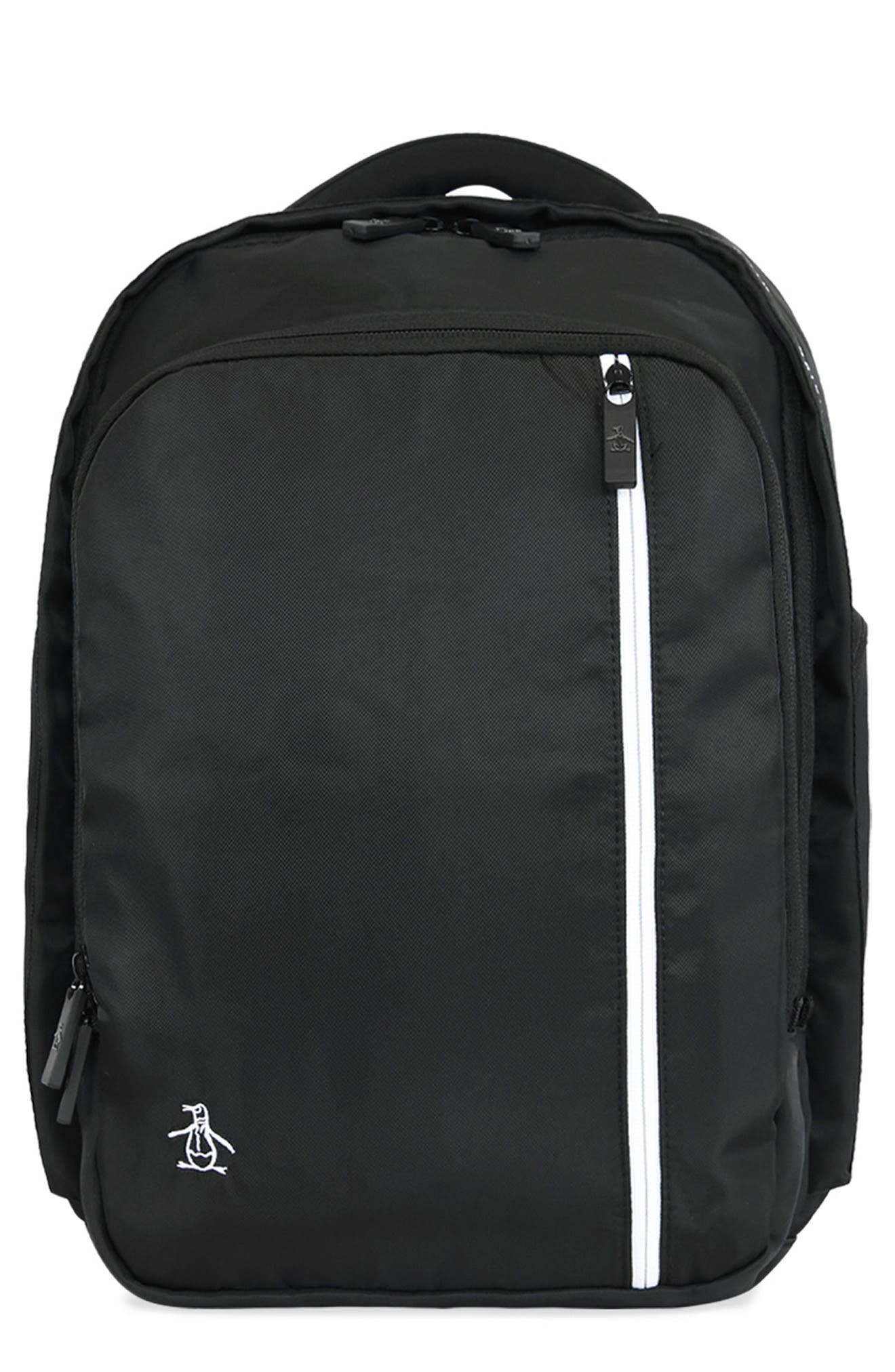 Original Penguin Zip Nylon Backpack