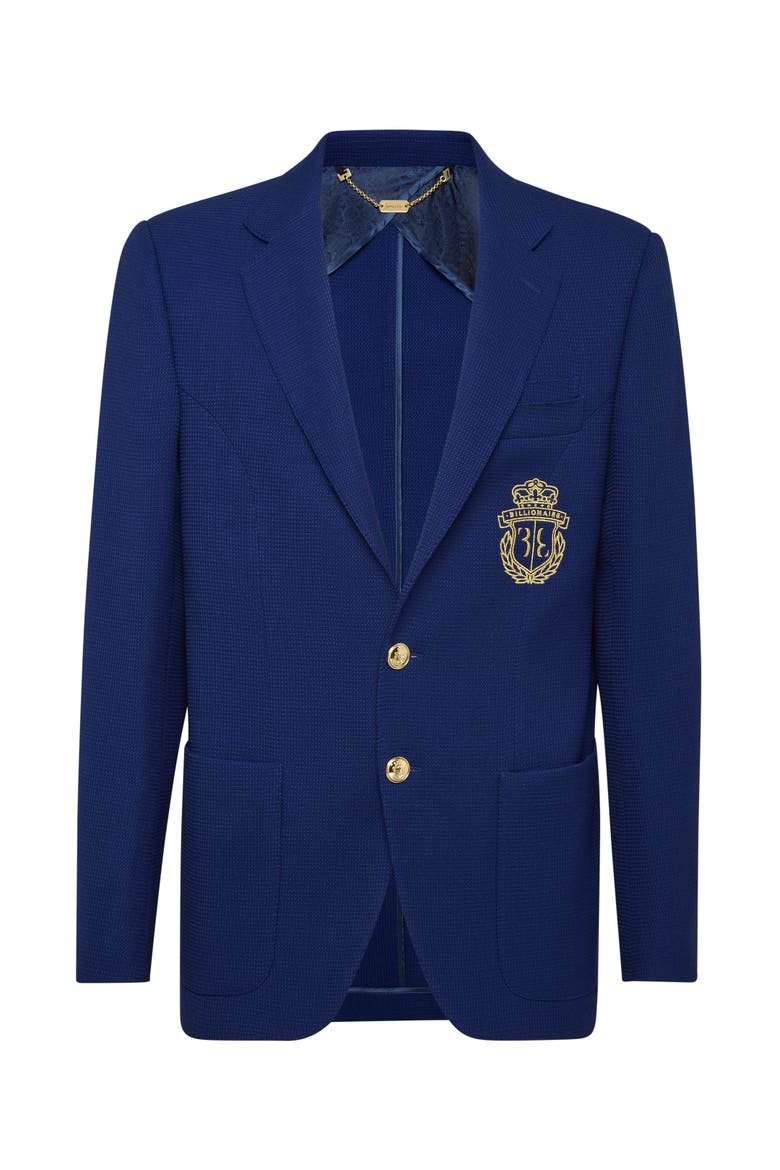 Blazer Crest Men, Main, color, violet