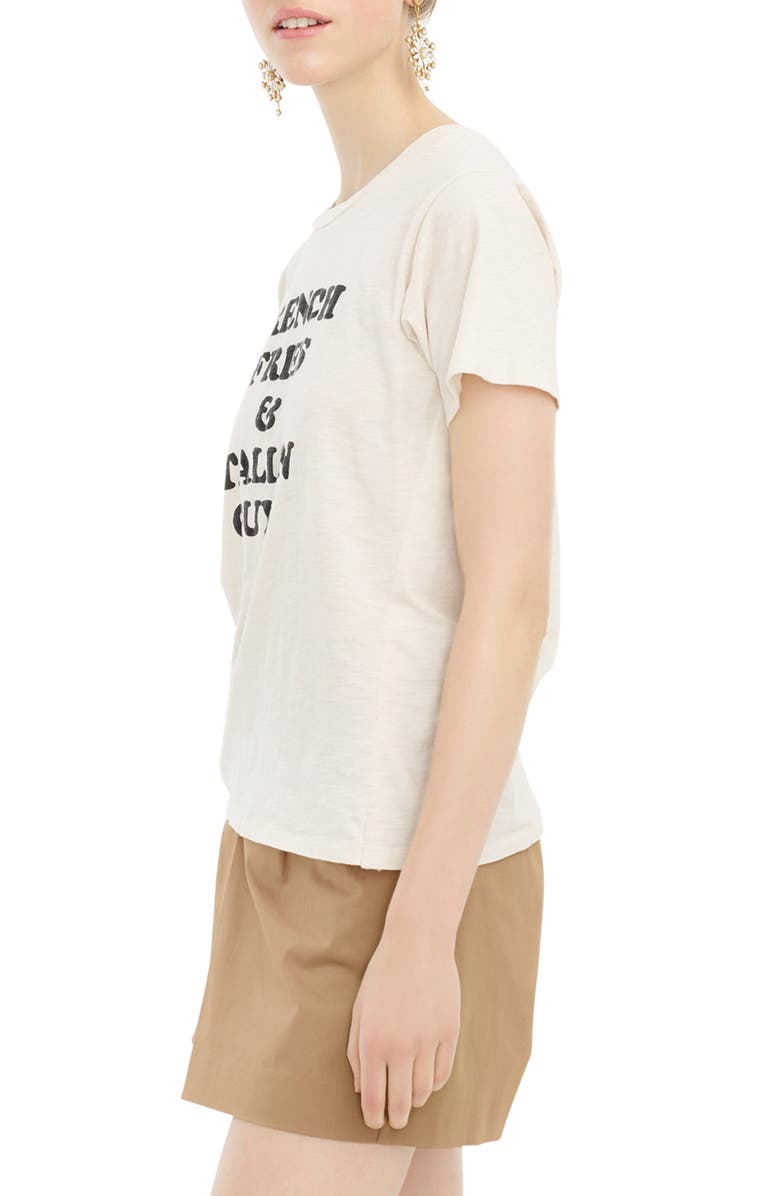 J.Crew French Fries & Italian Guys Tee, Alternate, color,