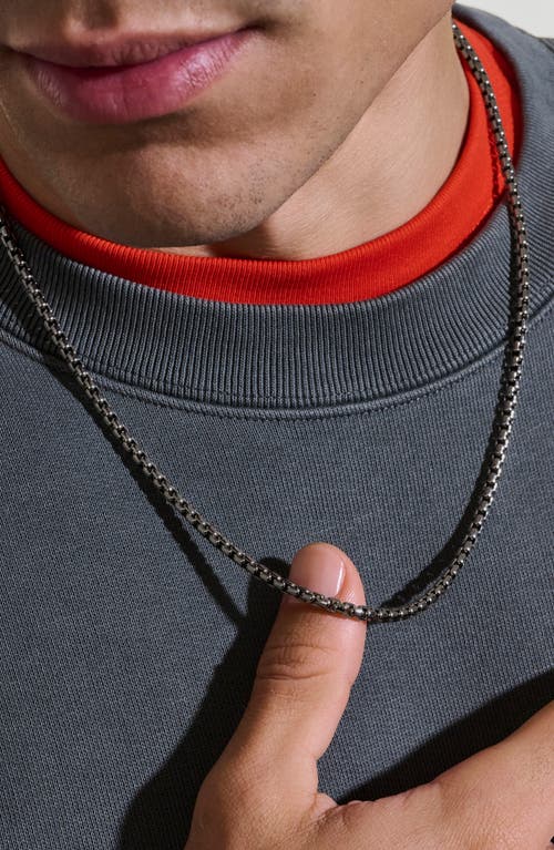 JOHN HARDY JOHN HARDY BOX CHAIN NECKLACE, 3.7MM