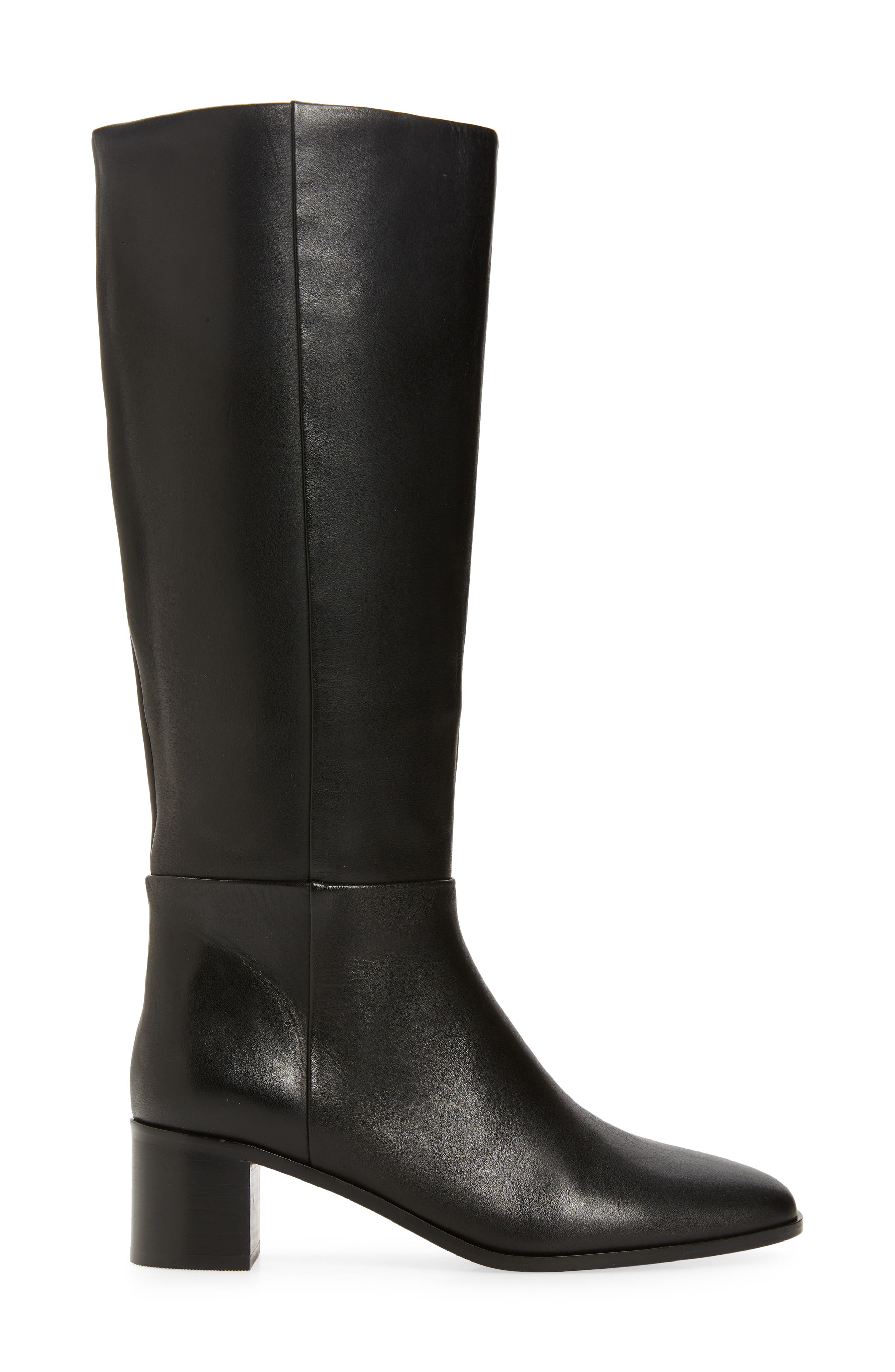 Madewell The Monterey Tall Boot, Alternate, color, True Black