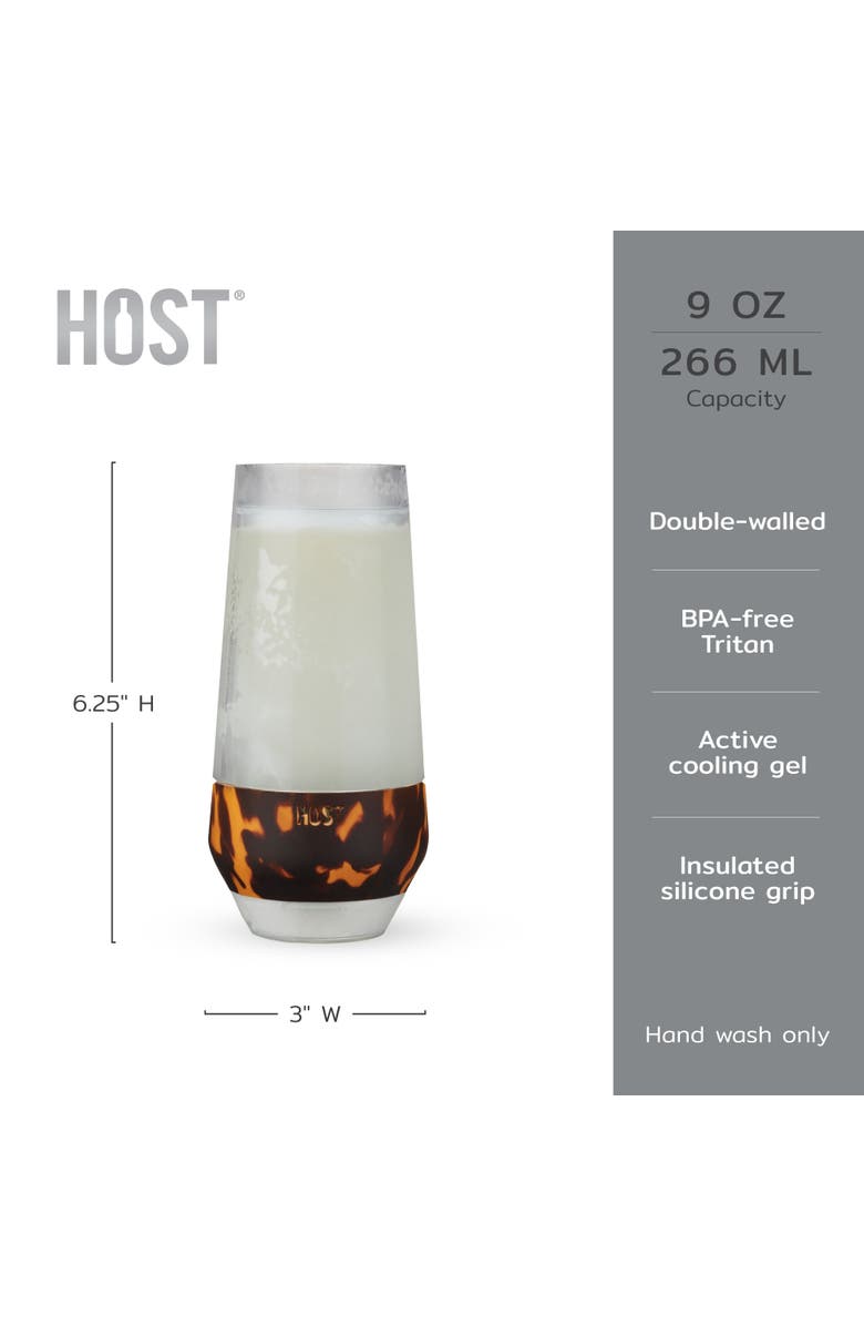 HOST Champagne FREEZE Cooling Cup, Alternate, color, Tortoise