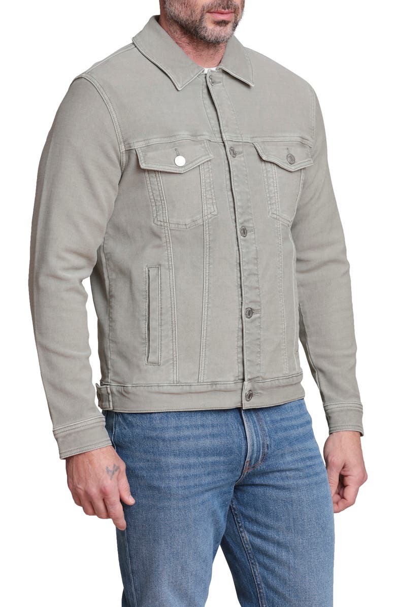 Bagatelle Trucker Jacket, Alternate, color, Sage