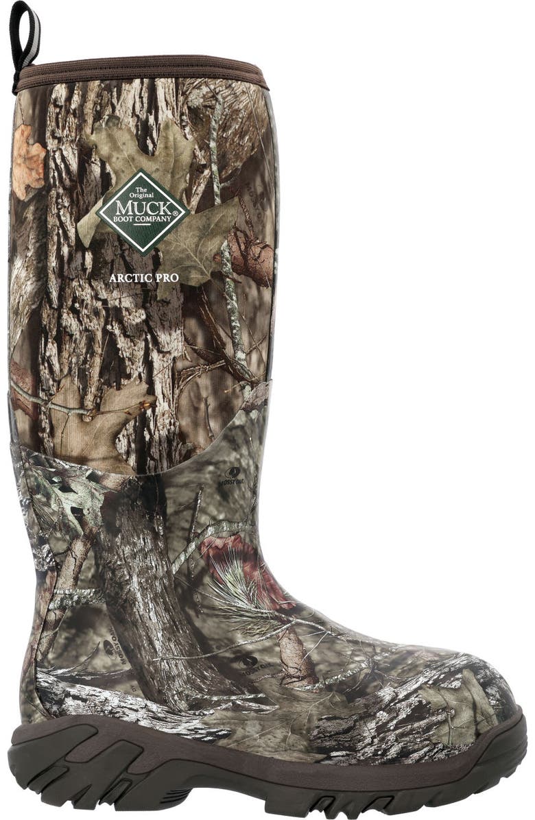 MUCK Men's Country Dna Arctic Pro Boot, Main, color, Brown & Mossy Oak Country