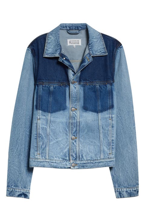 Patchwork Denim Trucker Jacket
