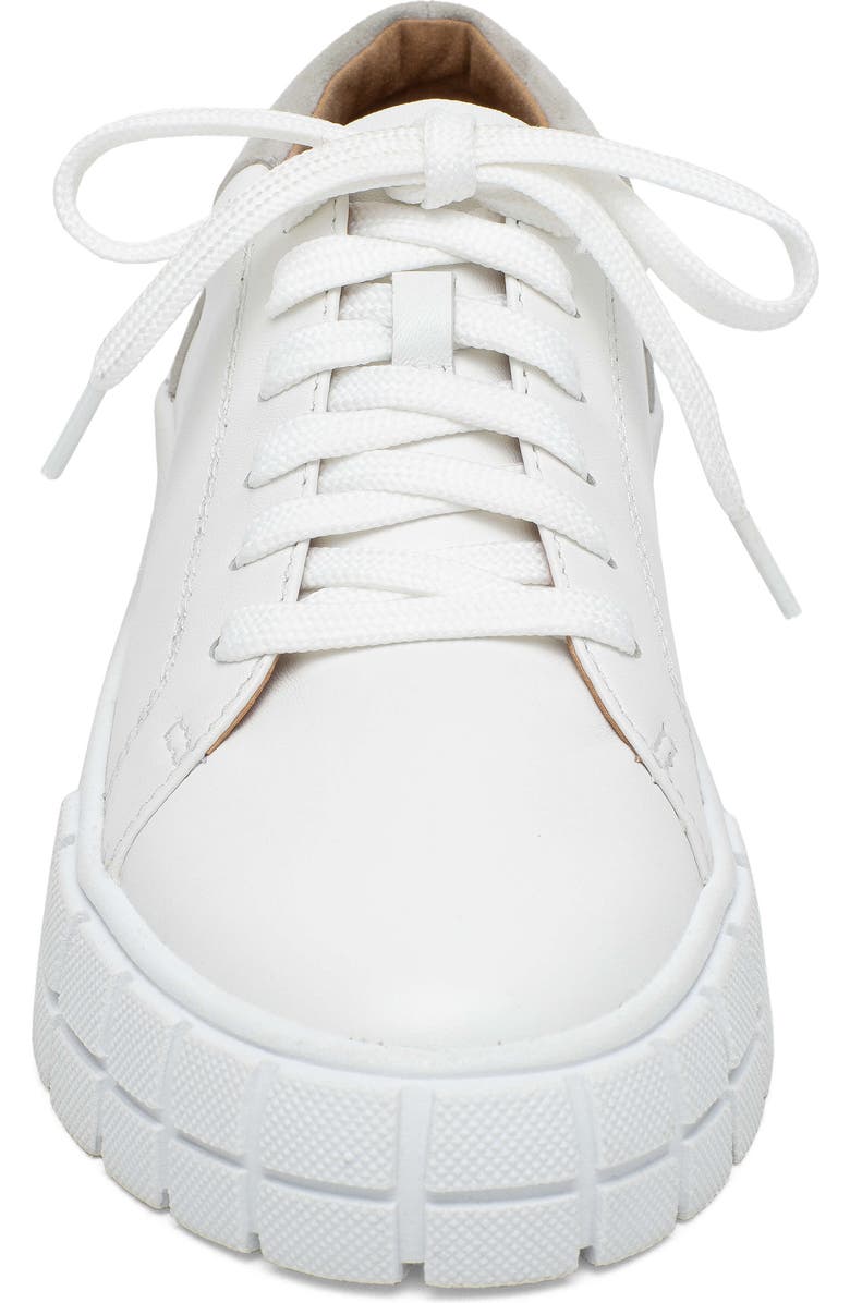 Linea Paolo Kenzi Platform Sneaker, Alternate, color, Eggshell/ Off White