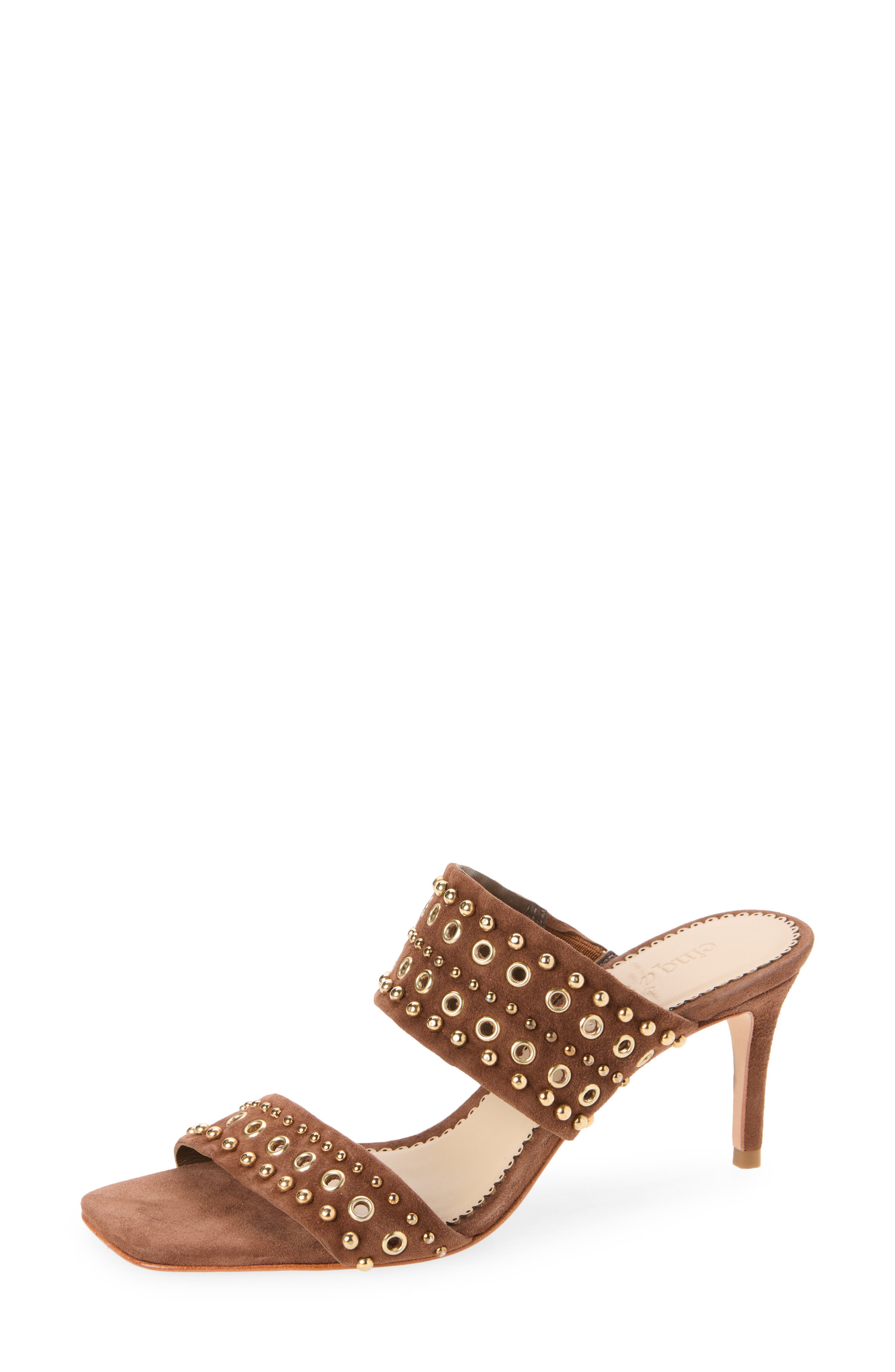 Sutton Mixed Hardware Sandal, Main, color, DARK SEPIA