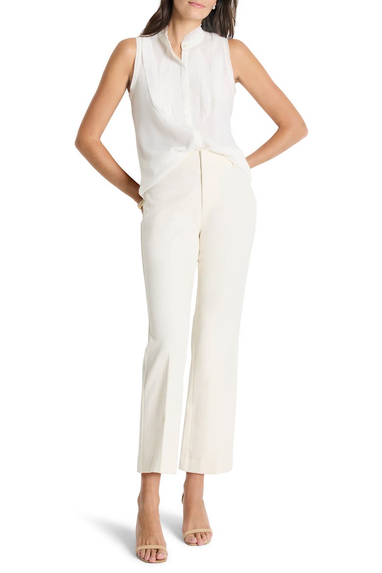 Falling Ruffle Chiffon Tank, Alternate, color, CLASSIC CREAM