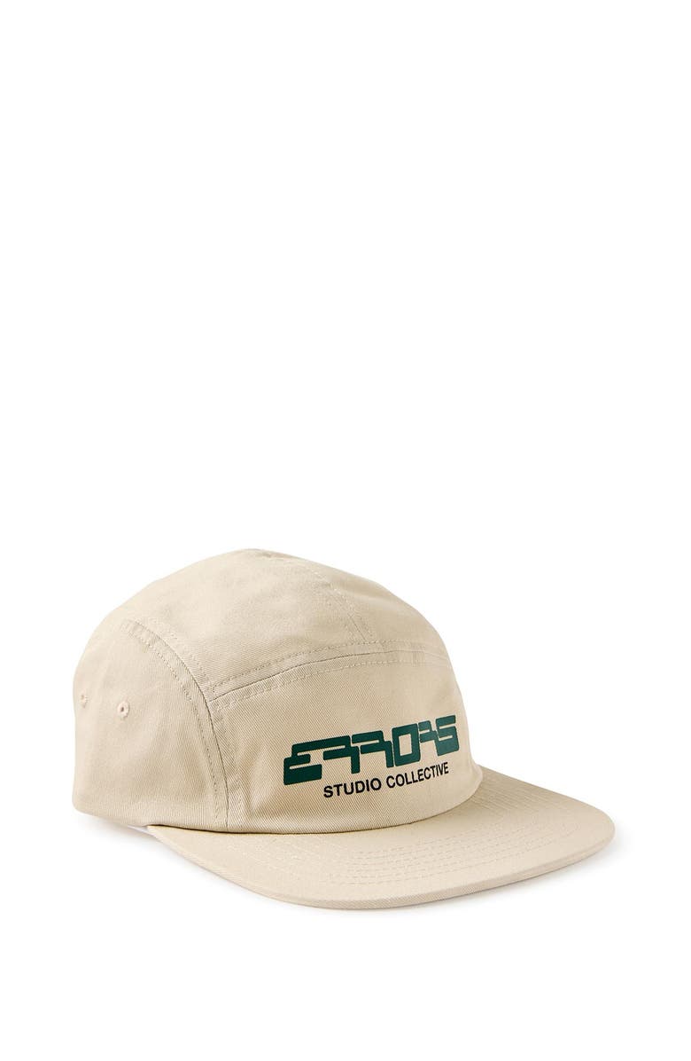 Cotton On Men's Curved 5 Panel Hat, Main, color, Bone Errors