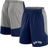 FANATICS Men's Fanatics Navy/Gray New York Yankees Launch Polyester Shorts