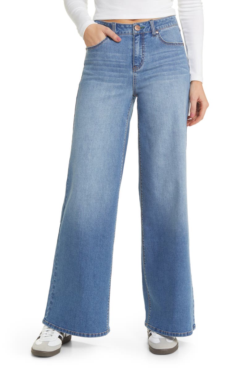 1822 Denim High Waist Wide Leg Jeans, Main, color, Miles