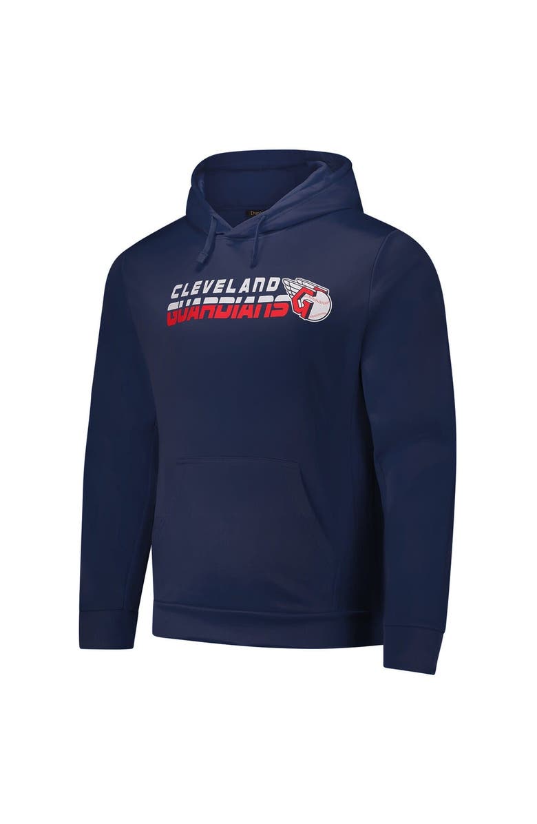 DUNBROOKE Men's Dunbrooke Navy Cleveland Guardians Champion Pullover Hoodie, Alternate, color, Navy