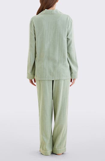 Herringbone Supersoft Brushed Organic Cotton Pajamas