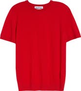 PARTOW Enzo Short Sleeve Virgin Wool Sweater