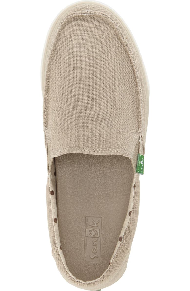 Sanuk 'Sideline' Linen Slip-On, Alternate, color,