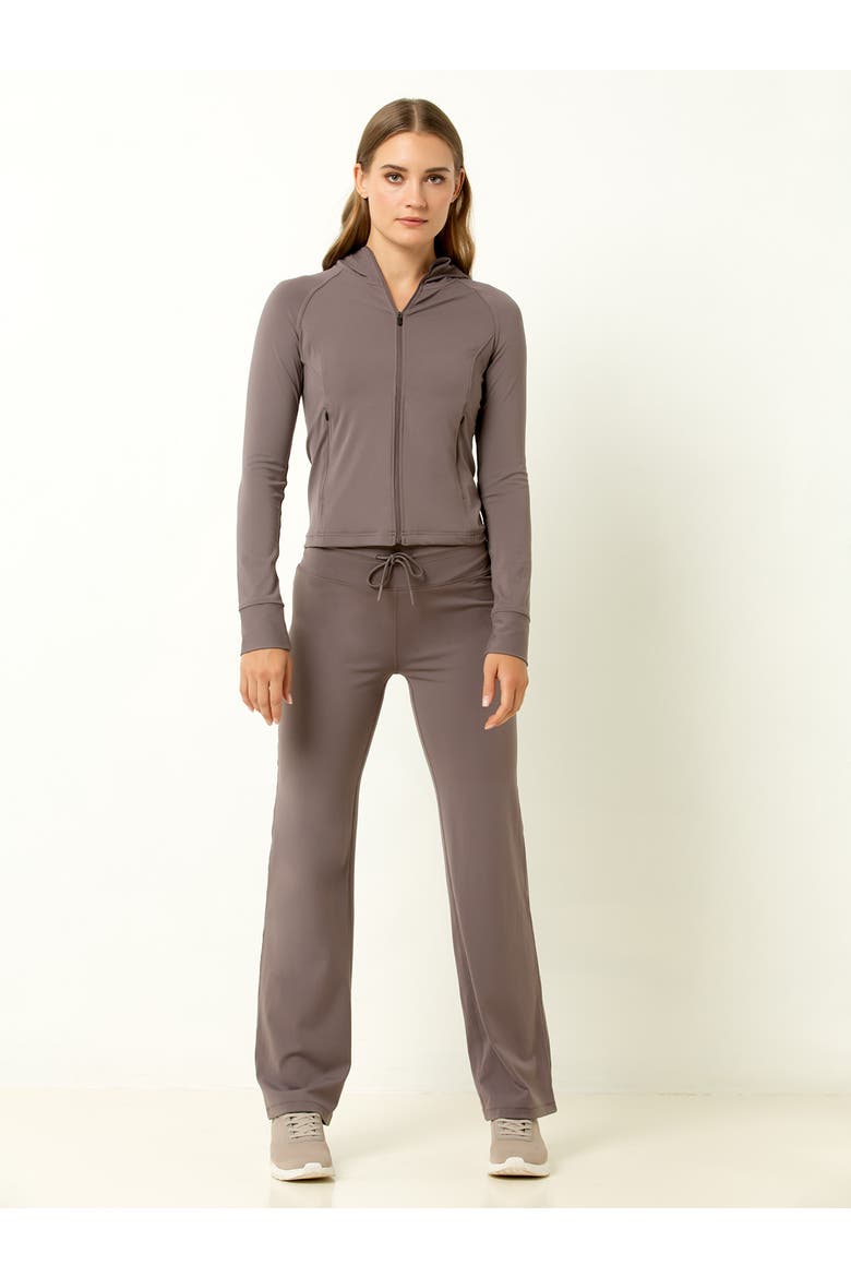 Sueded Boot Leg Pant, Alternate, color, Shark