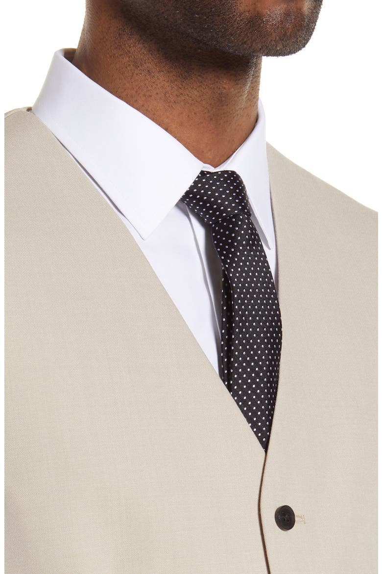 Men's Fine Wool Vest, Alternate, color, STONE