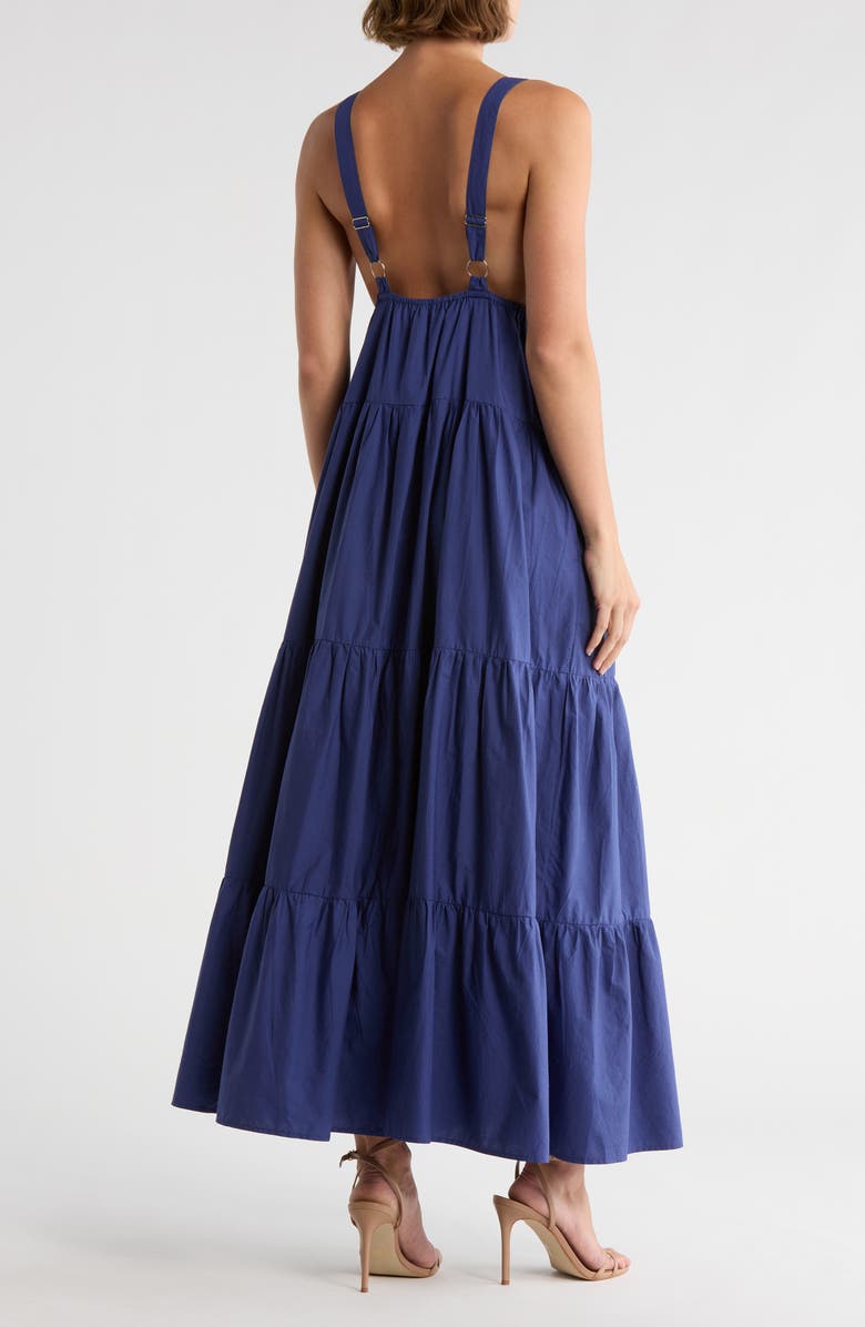 AREA STARS Tiered Babydoll Dress, Alternate, color, Navy