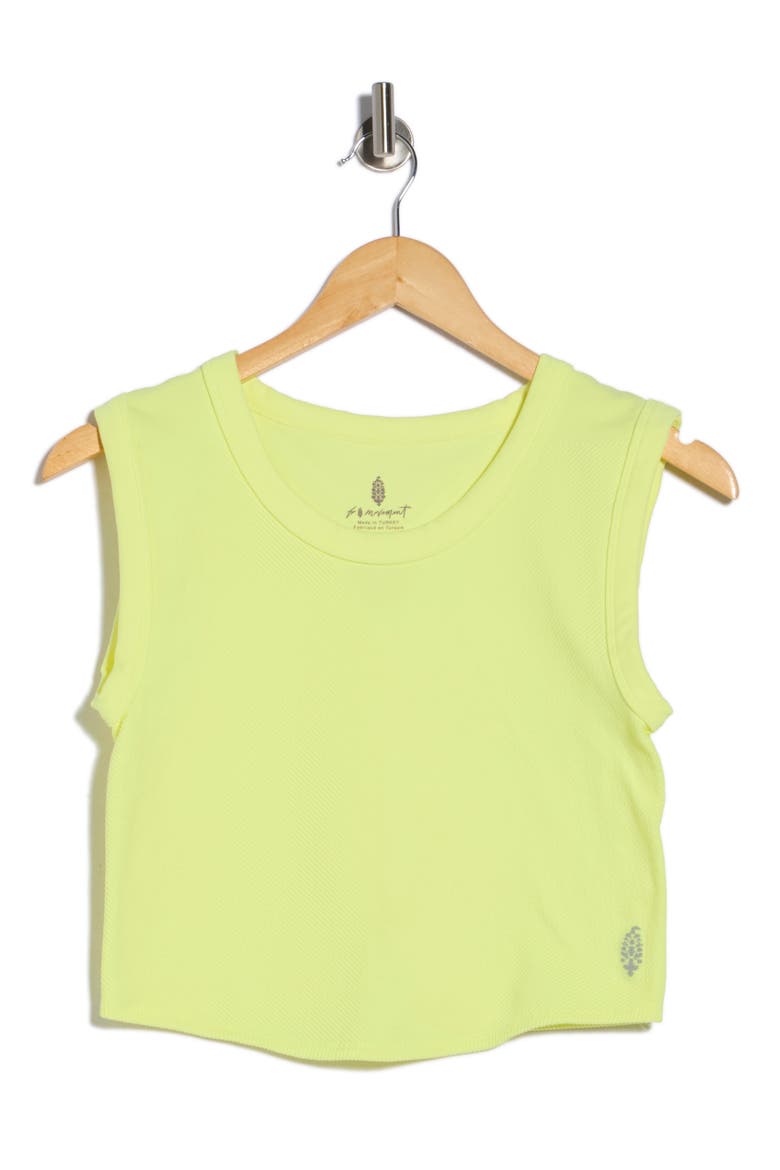 FP Movement Free Throw Crop Muscle Tank Top, Main, color, SOUR CITRUS 1