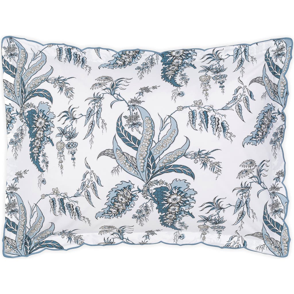 Matouk Apolline Pillow Sham in Mediterranean