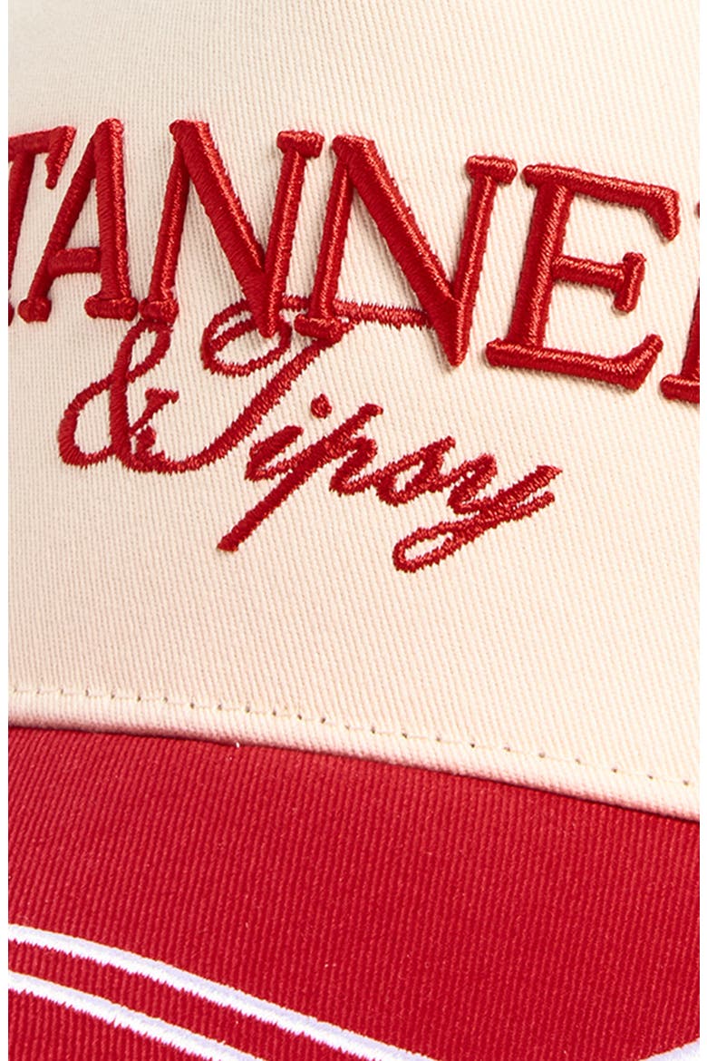 Tanned & Tipsy Baseball Cap, Alternate, color, RED