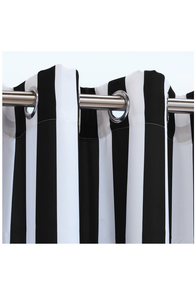 Outdoor Window Panel, Alternate, color, BLACK