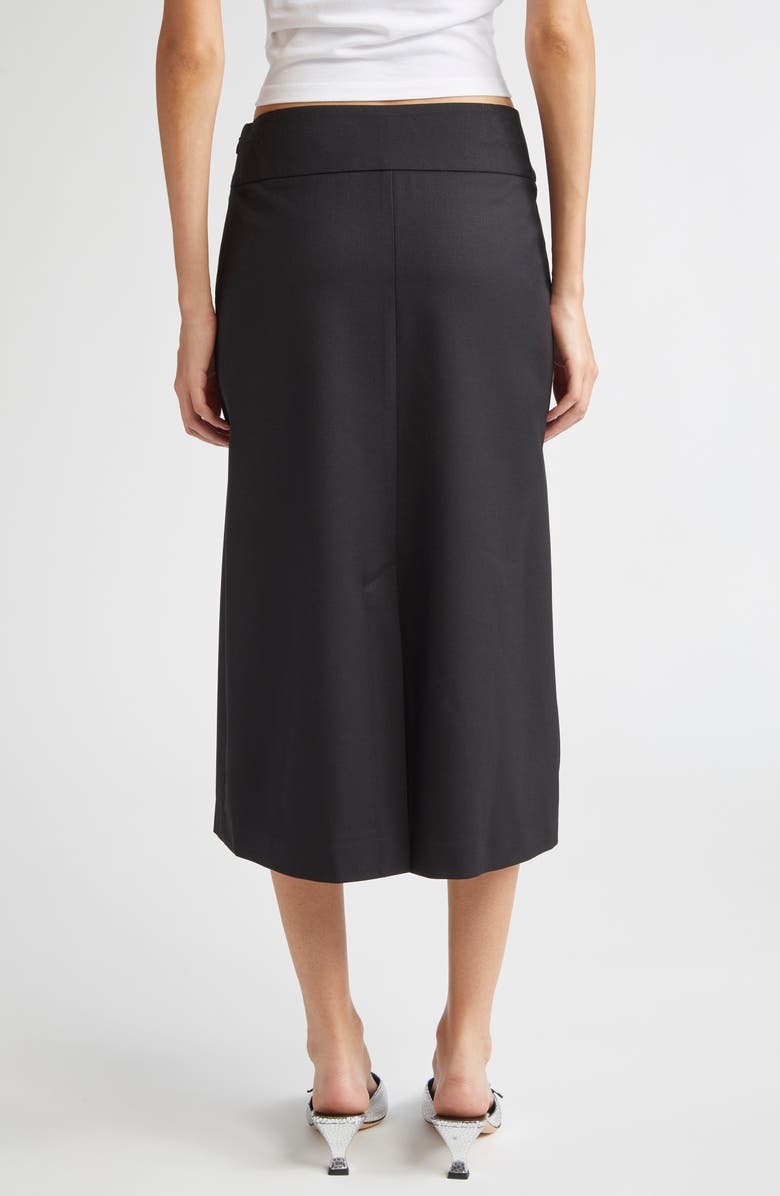 DIESEL<sup>®</sup> Metallic Oval D Cutout A-Line Skirt, Alternate, color, Deep Black