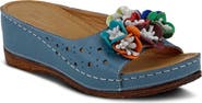 Spring Step Flower Child Slide Wedge Sandal
