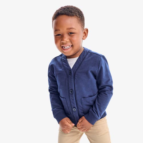 Primary Kids Sweatshirt Cardigan In Blue