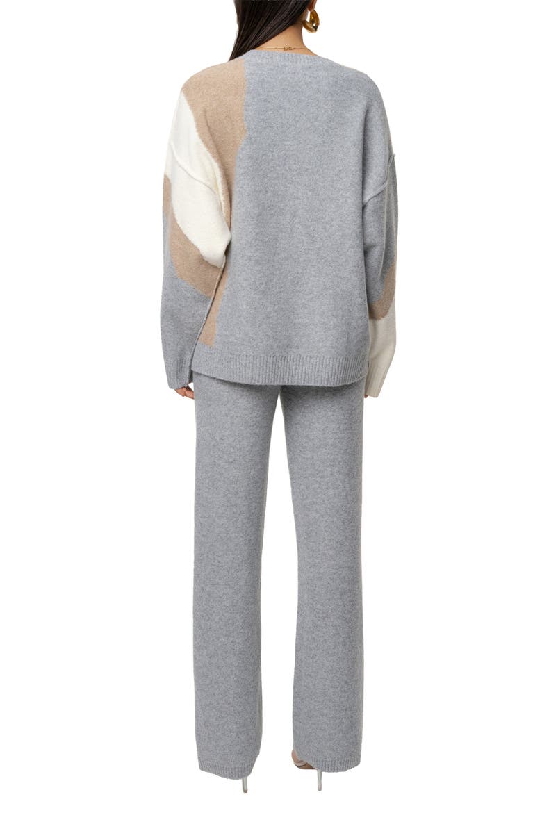 Emelie Knit Pant Set, Alternate, color, Gray
