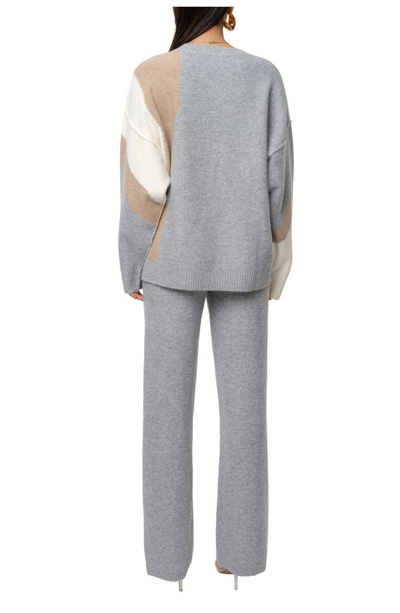 JLUXLABEL Emelie Knit Pant Set, Alternate, color, Gray