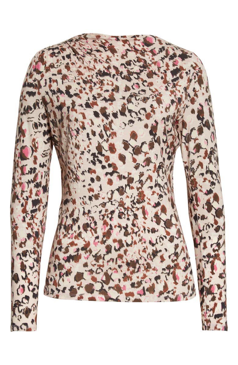 Ted Baker London Eyleen Print Knit Top, Alternate, color, 