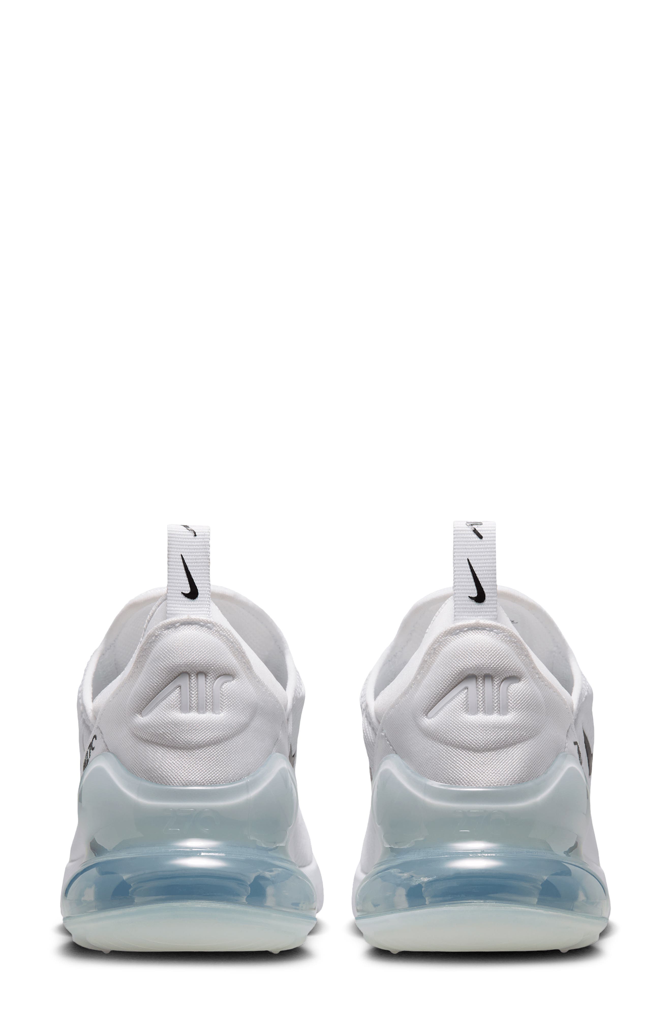 Air Max 270 Sneaker, Alternate, color, BLACK/ WHITE