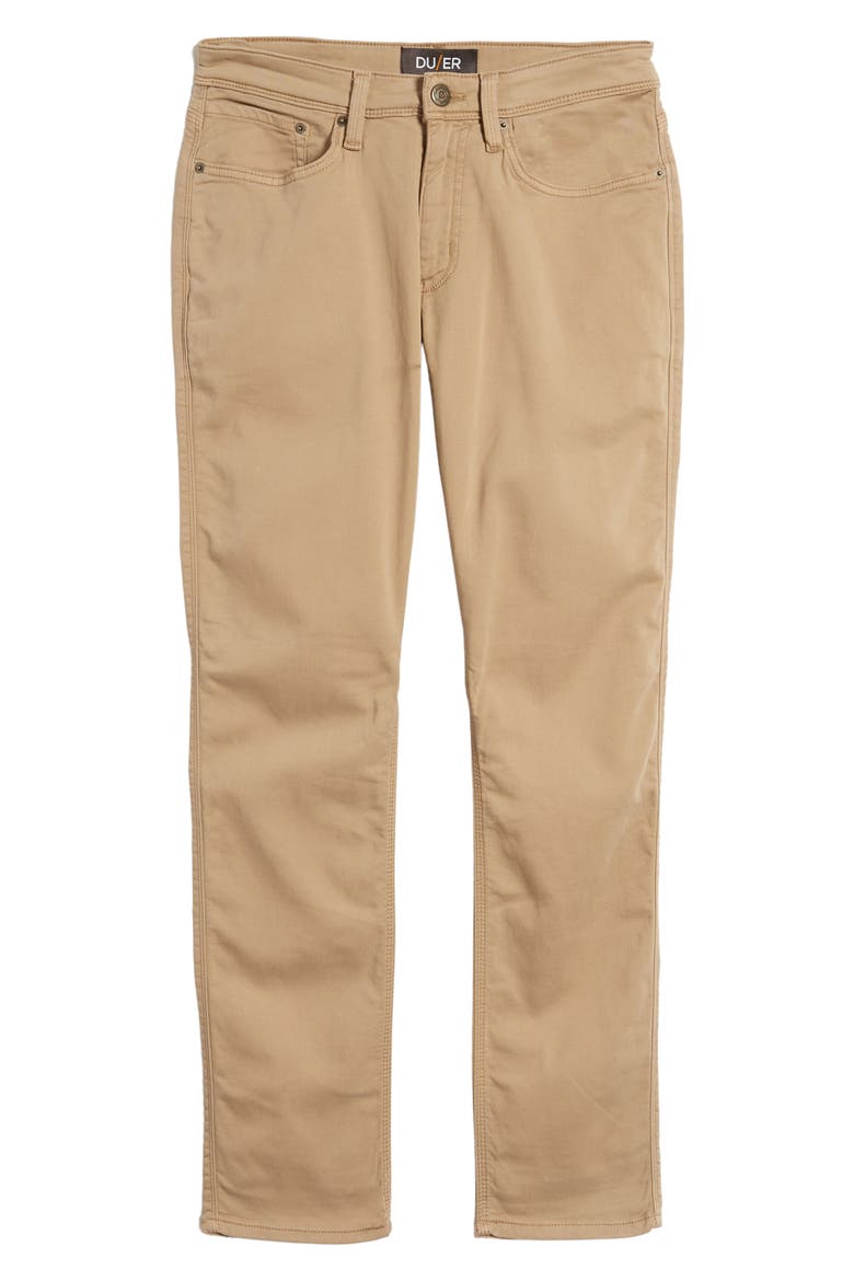 No Sweat Relaxed Tapered Performance Pants, Alternate, color, DESERT KHAKI