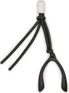 AllSaints Leather Wisbone Key Ring