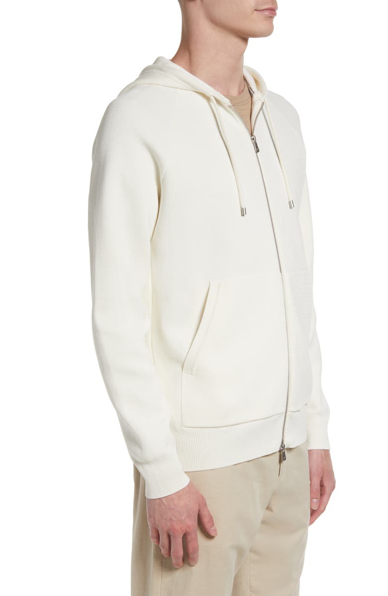 Jack Victor Holton Full Zip Cotton Knit Hoodie, Alternate, color, 