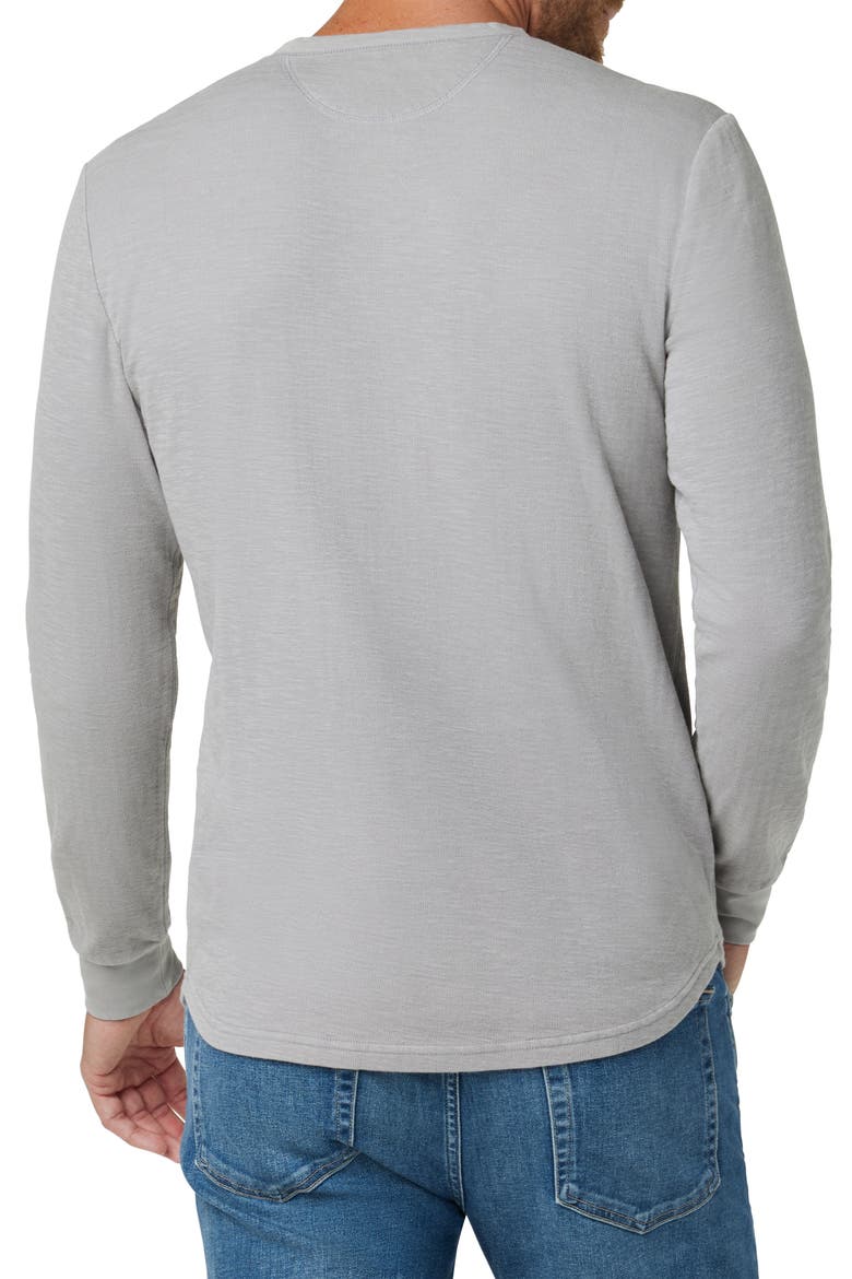 Double Face Thermal Henley Shirt, Alternate, color, ULTIMATE GREY
