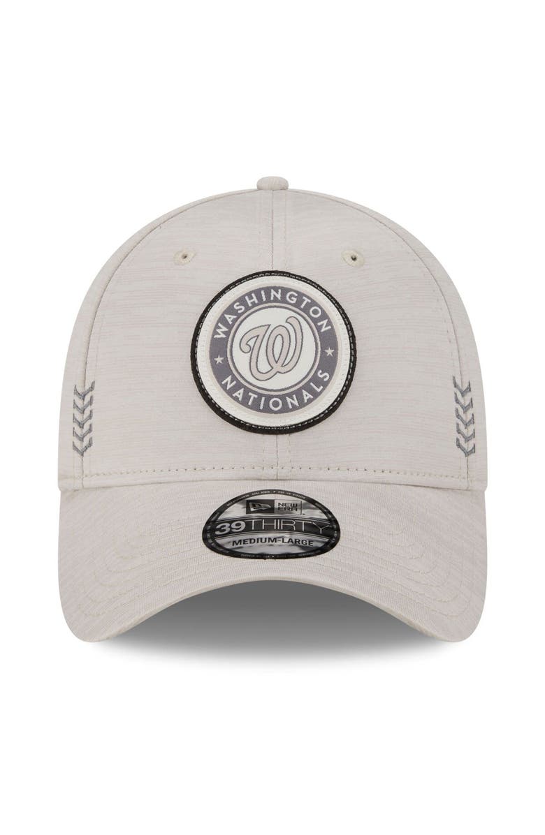 New Era Men's New Era Cream Washington Nationals 2024 Clubhouse 39THIRTY Flex Fit Hat, Alternate, color, Cream