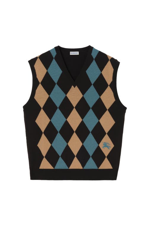 Burberry Argyle Wool Sweater Vest