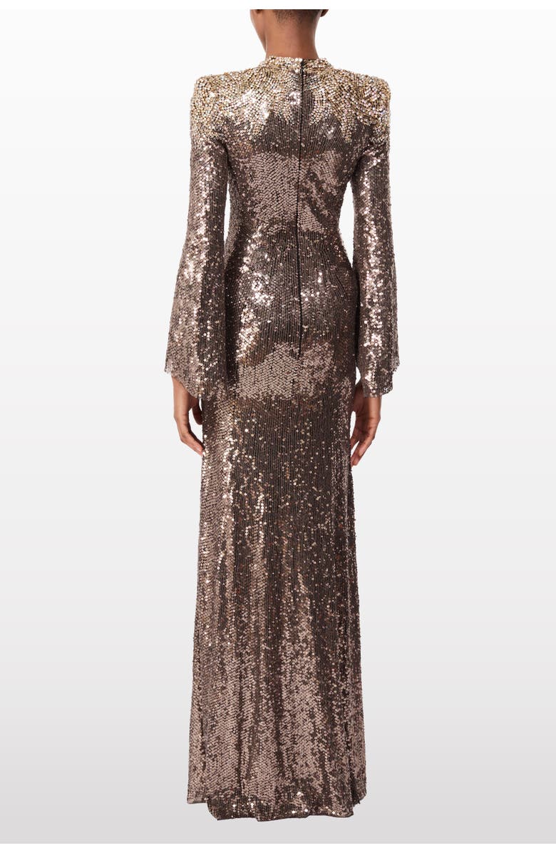 Jenny Packham Zinnia embellished gown, Alternate, color, Liquorice