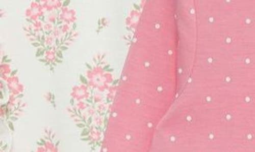 Little Me Floral 2-pack Assorted Footies In Multi
