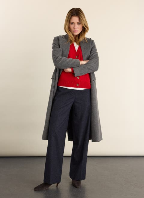 Kennedy Wool Blend Tailored Coat