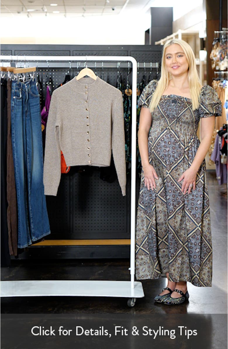 Tawni Stand Collar Cardigan, sales video thumbnail