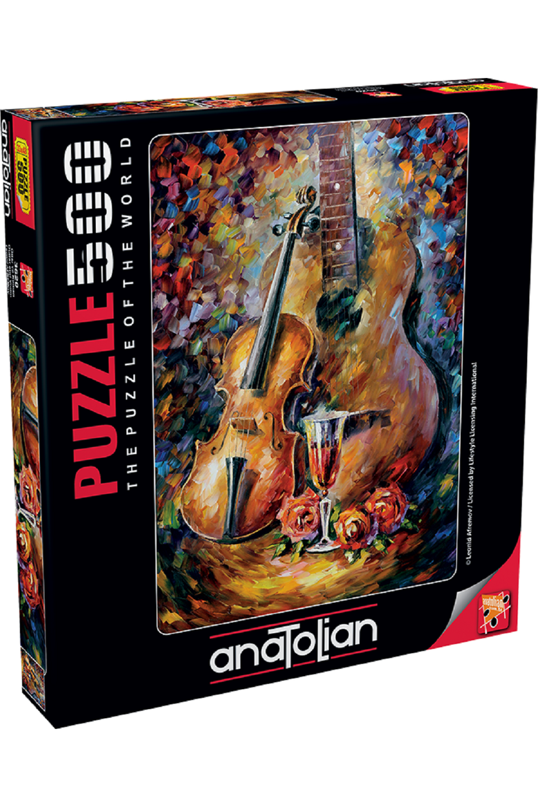Guitar and Violin 500 piece Jigsaw Puzzle for Adults, Main, color, Multicolor