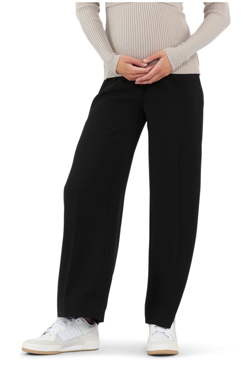 Ripe Maternity Alexa Wide Leg Maternity Work Pant - Black, Alternate, color, Black
