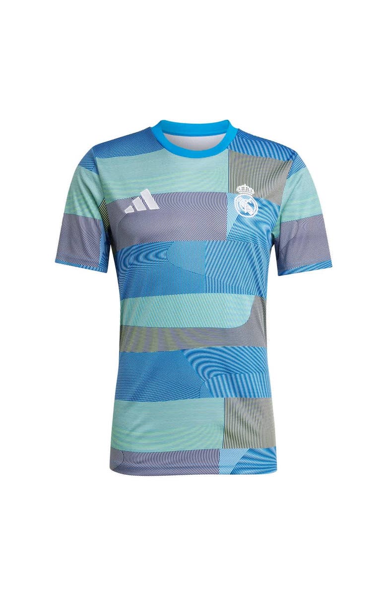 adidas Men's adidas Blue Real Madrid 2025/26 AEROREADY Pre-Match Top, Alternate, color, Blue